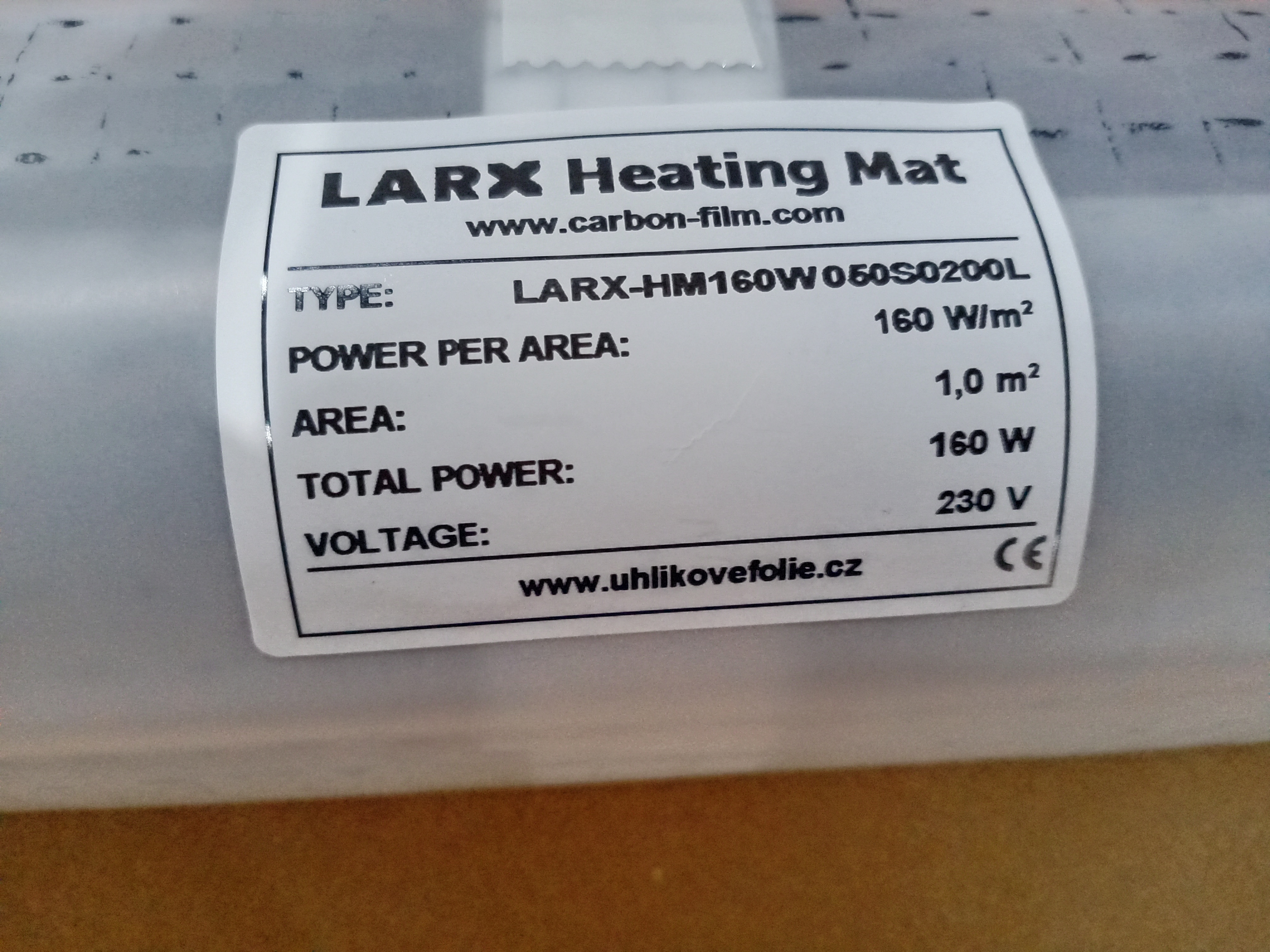 LARX heating mat vyroba 2